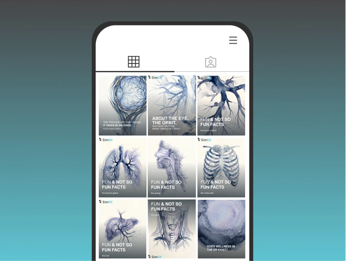 SimKit social media design