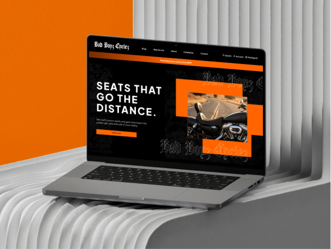 Bad Boyz Cyclez website design