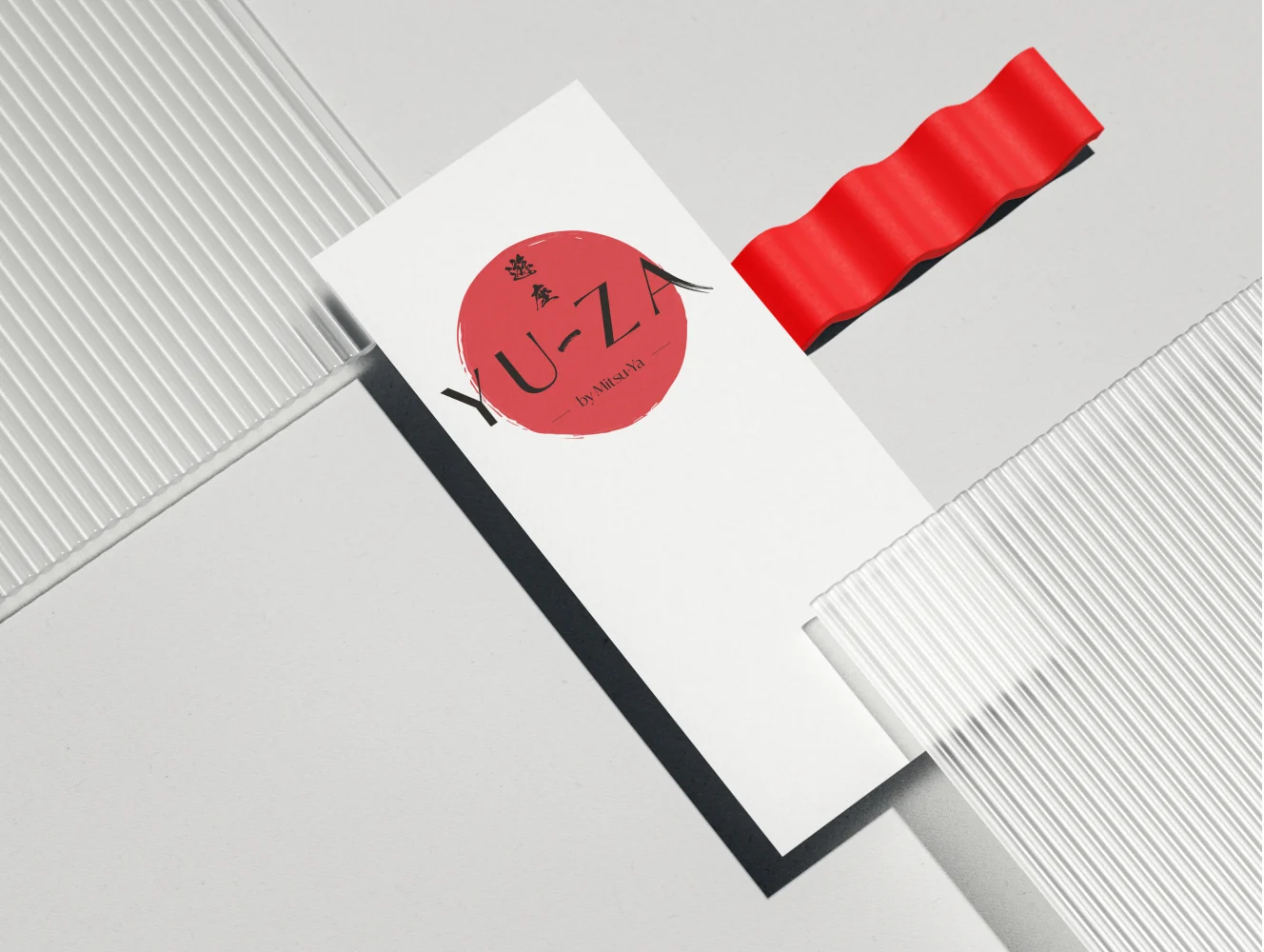 Yu-Za menu design