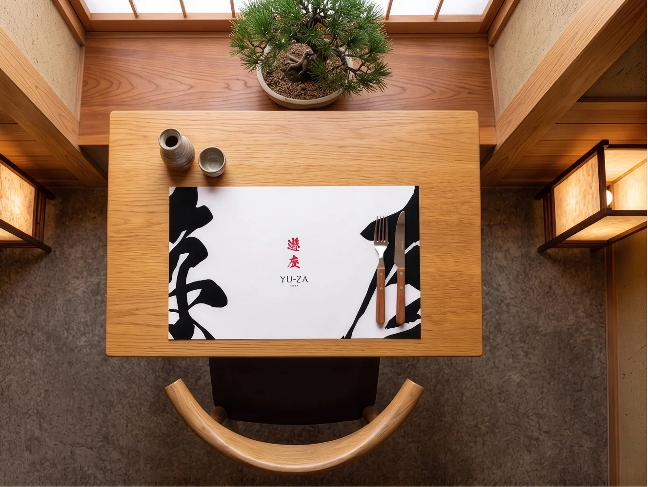 Yu-Za placemat design