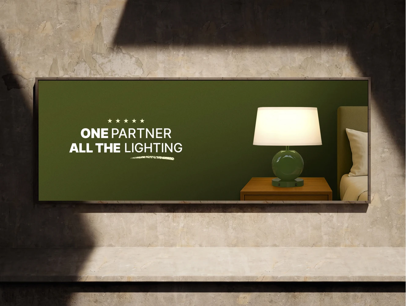 Mario Contract Lighting ad banner design