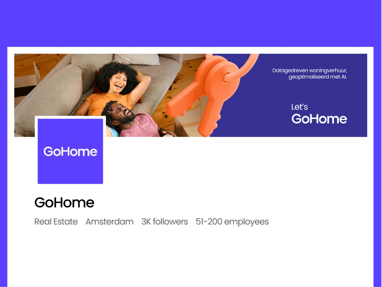 GoHome LinkedIn banner