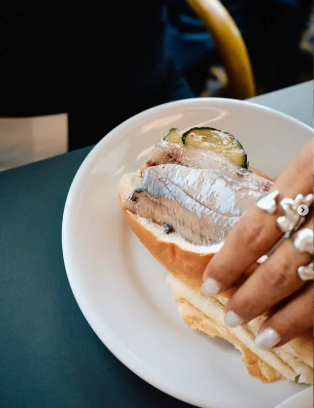 Sandwich lunch served during Lode Kocht mit Freunden
