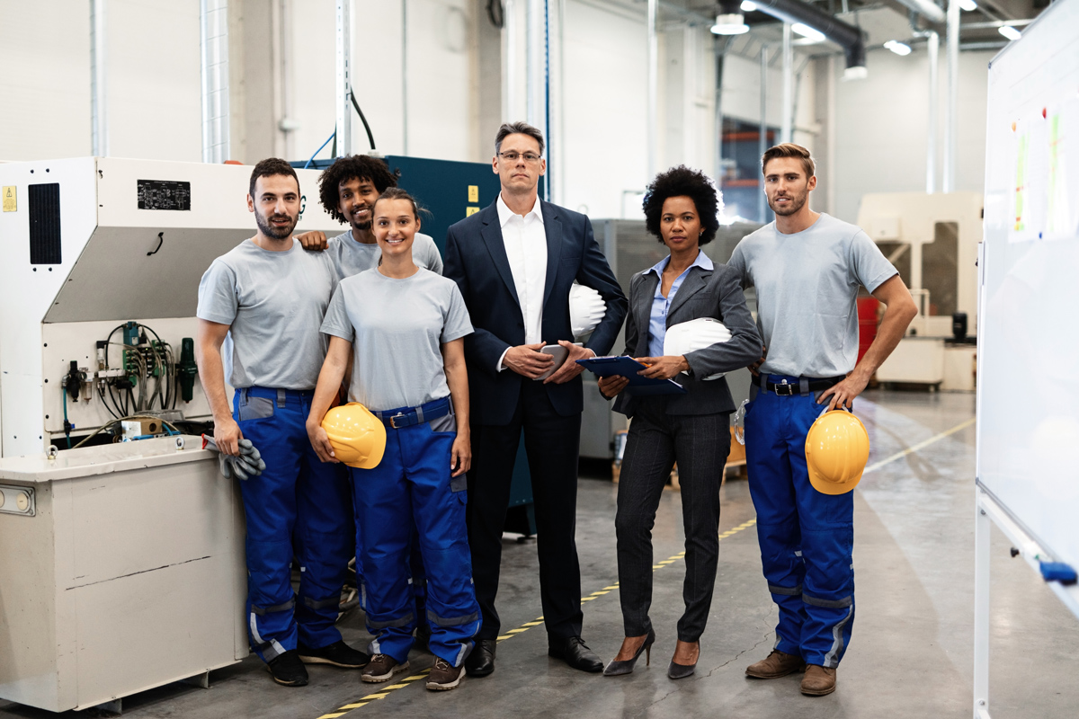 Employees at work in a Redicare client facility
