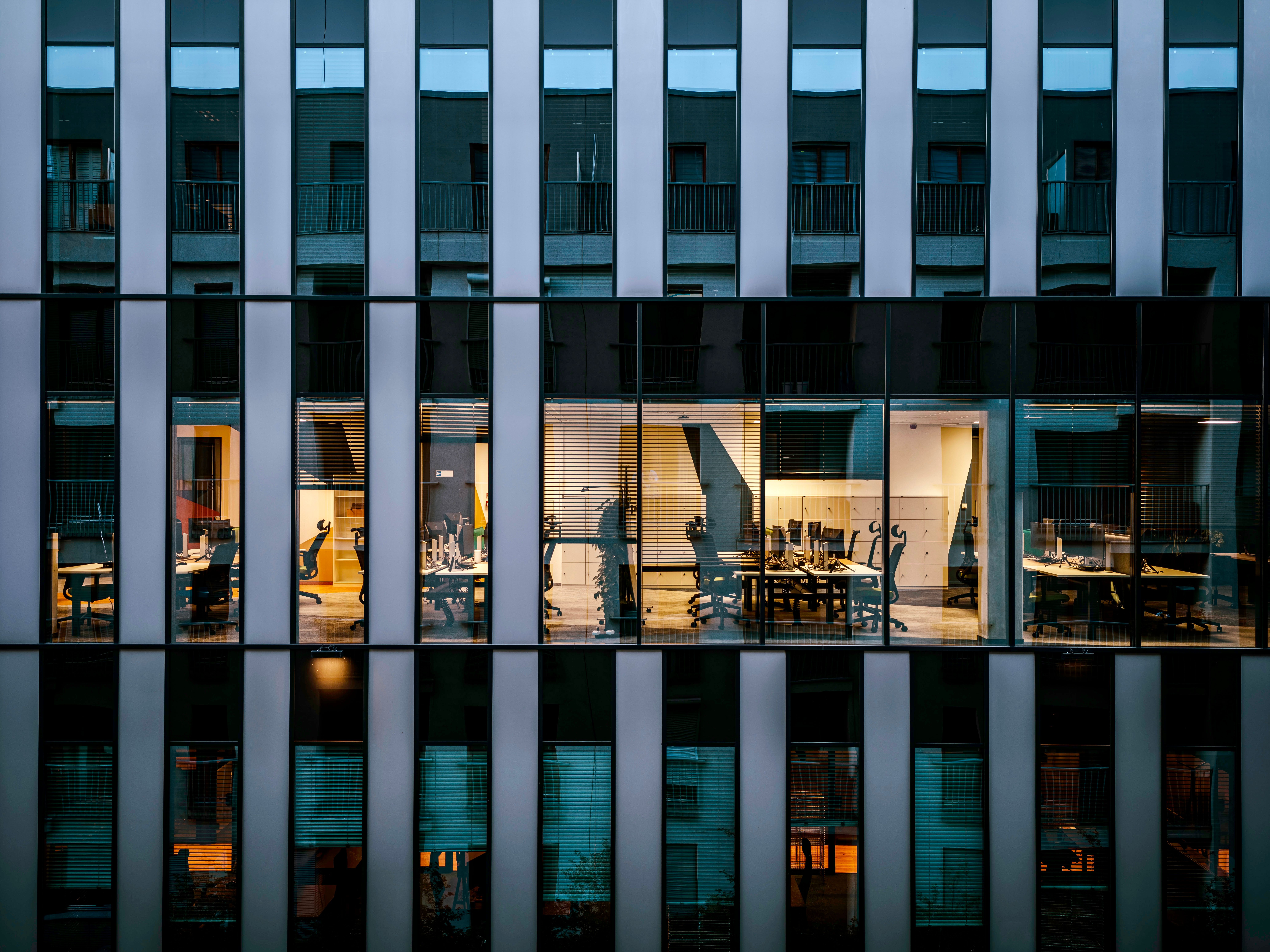 A professional services workplace