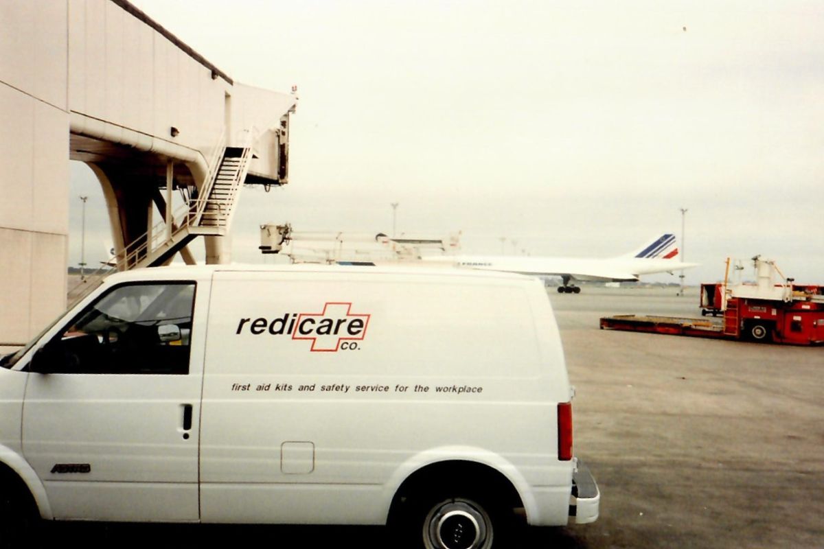 An early Redicare service van