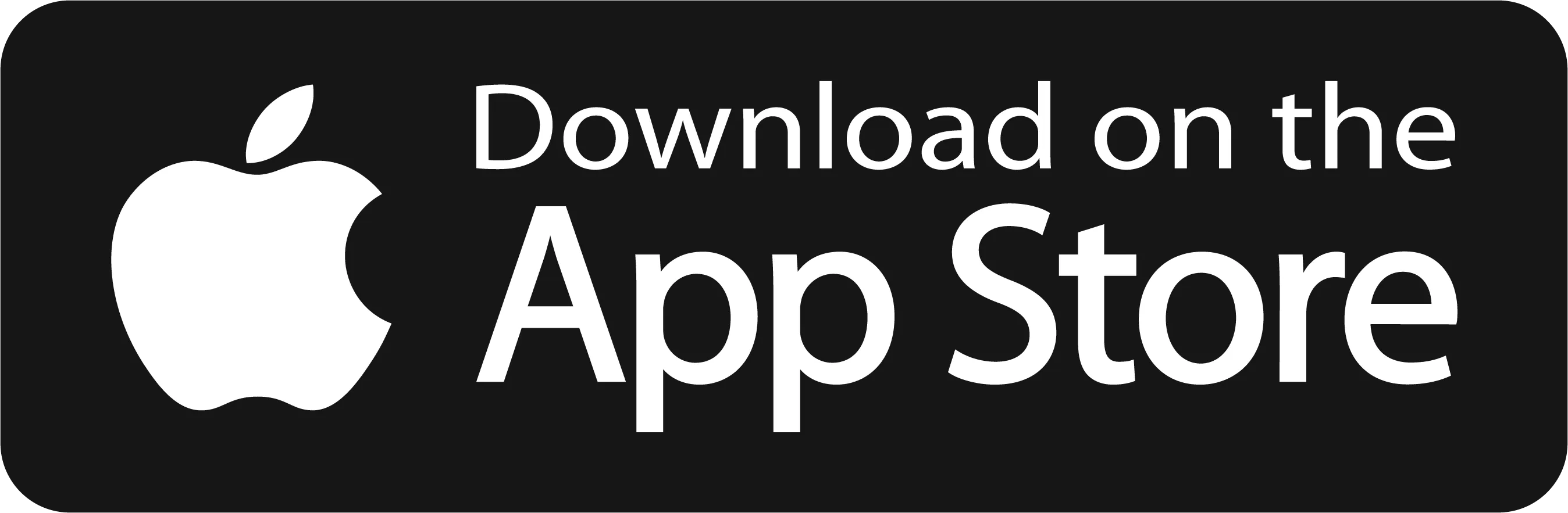 Download on the App Store button with Apple logo on black background.
