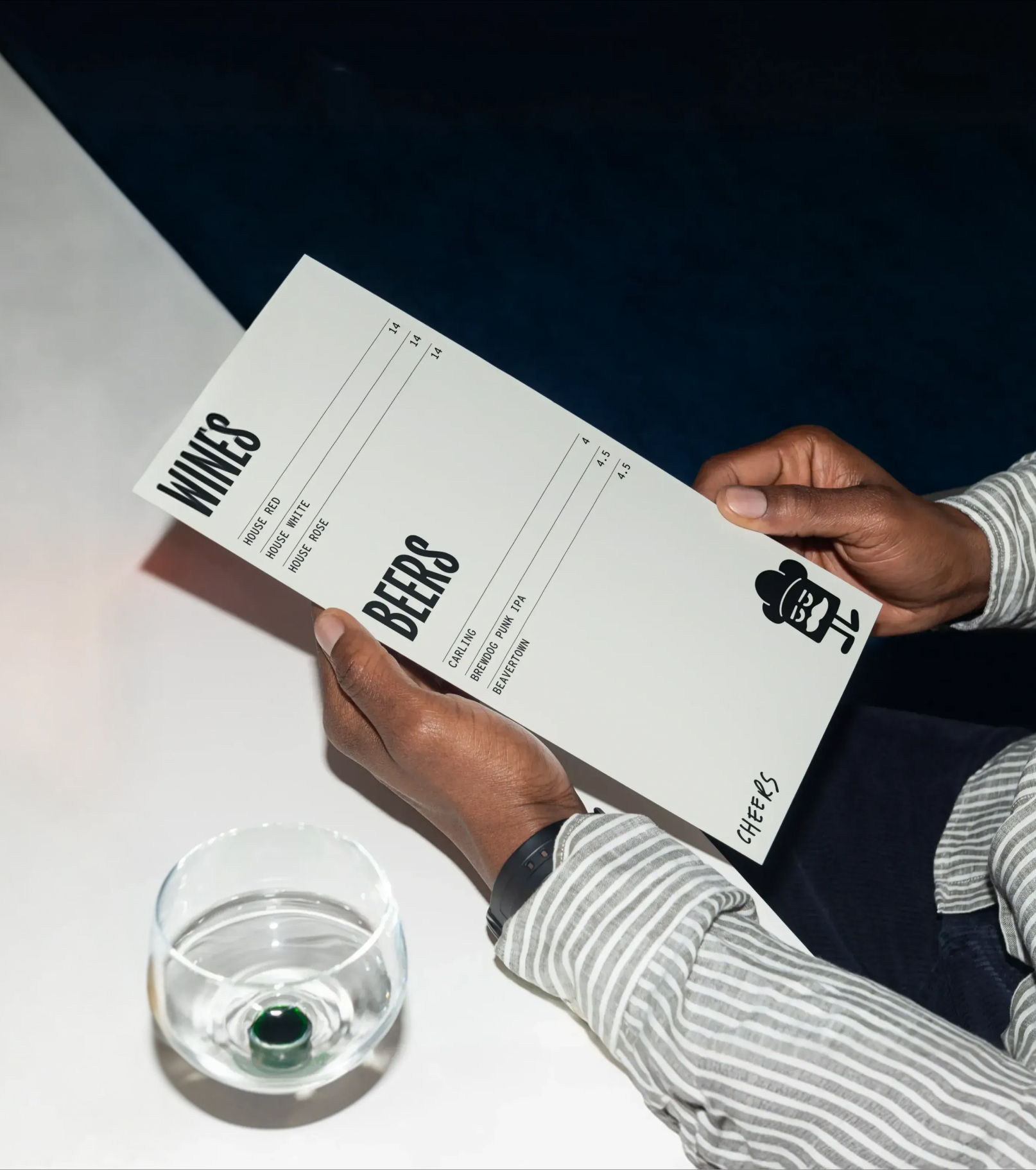 Hatters Food Hall menu card