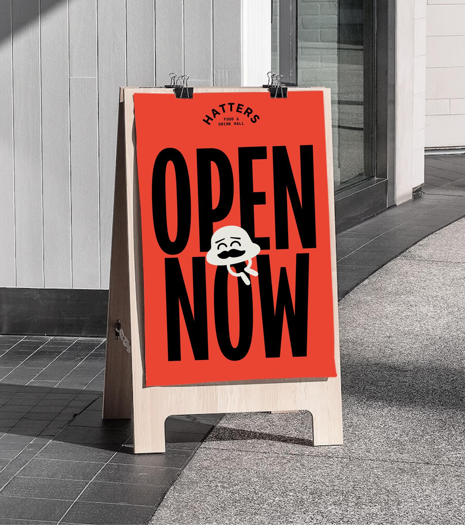 Hatters Food Hall open now poster