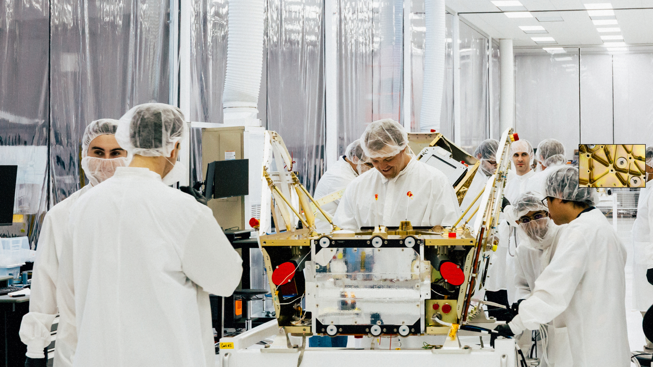 Apex — satellite clean room