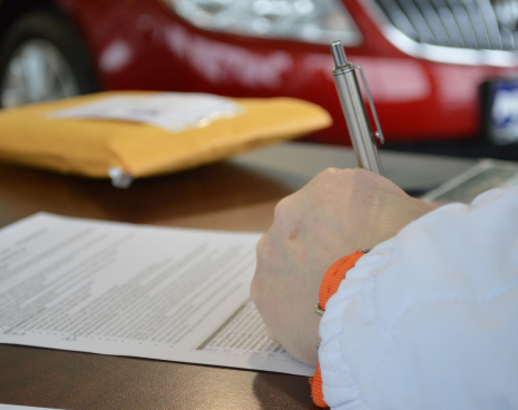 writing on paper