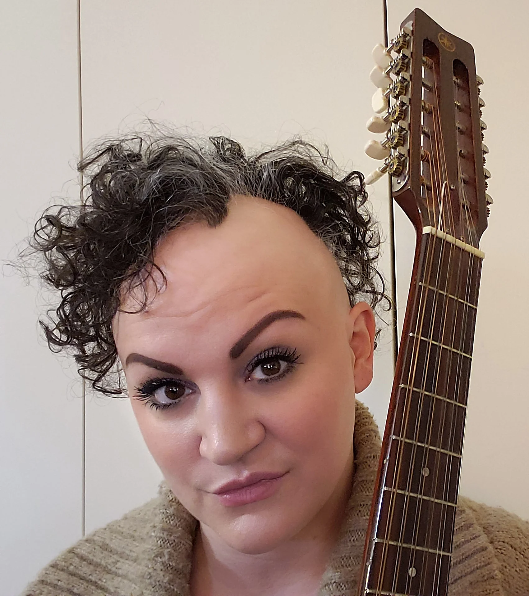 Gina de Noble performing live in the tasting room at 14 Acres Vineyard & Winery