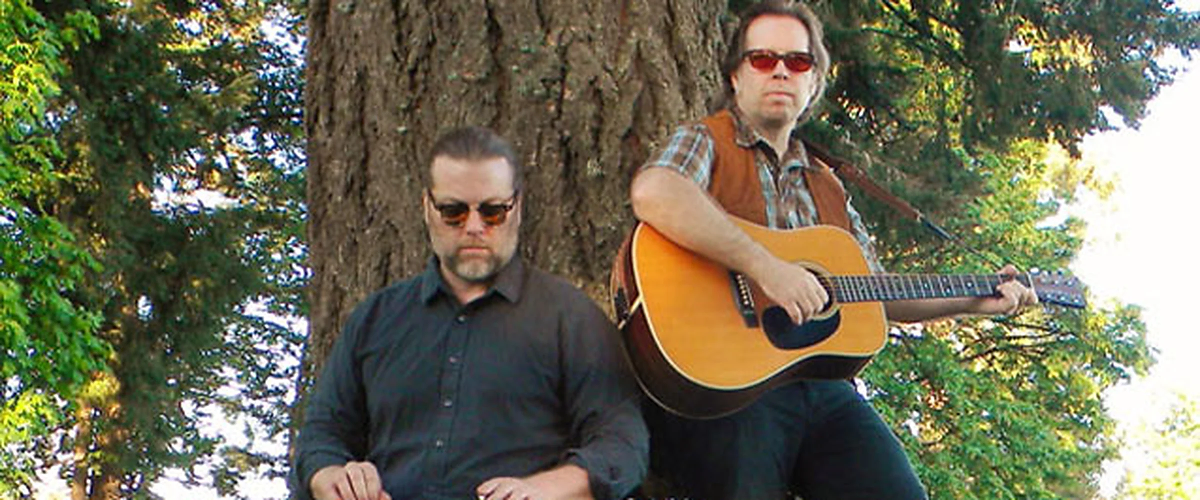Richie + Chris Acoustic Duo performing live in the tasting room at 14 Acres Vineyard & Winery