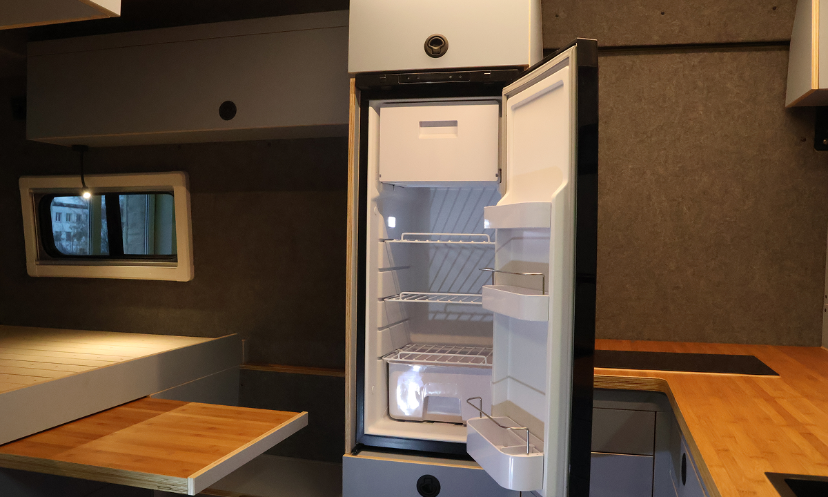 Stauraumlösung im Camper