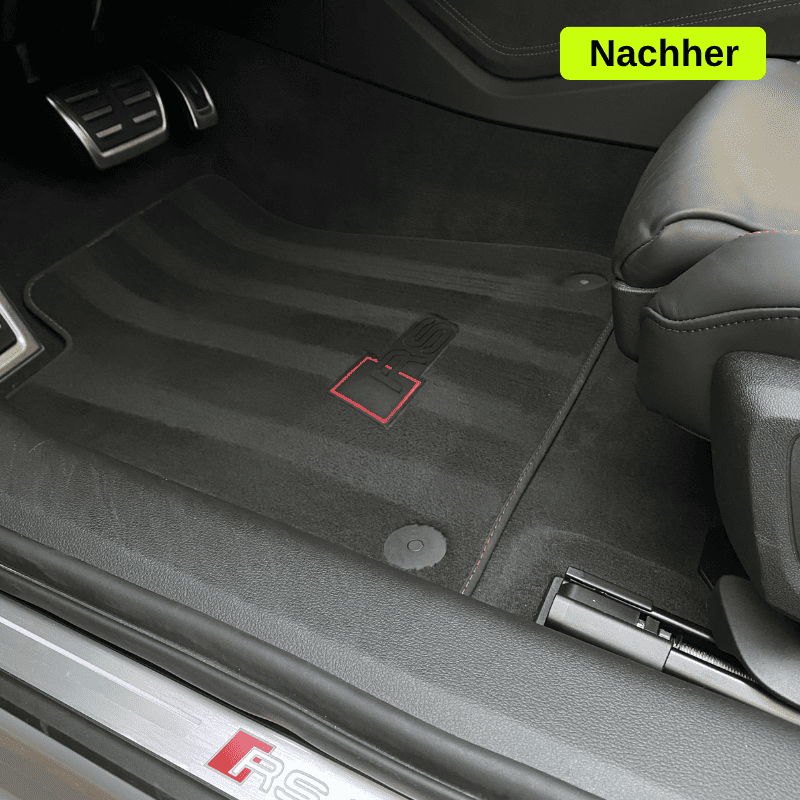 Gepflegte Einstiegsleisten & Fußmatten – WS Detailing mobil in Augsburg