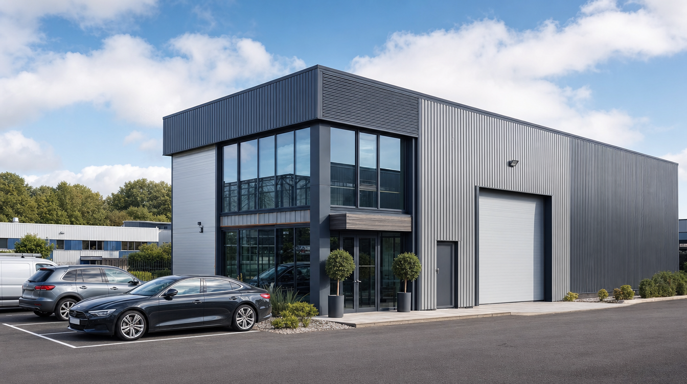 Smart Spray Bodywork's workshop exterior in Bury St Edmunds