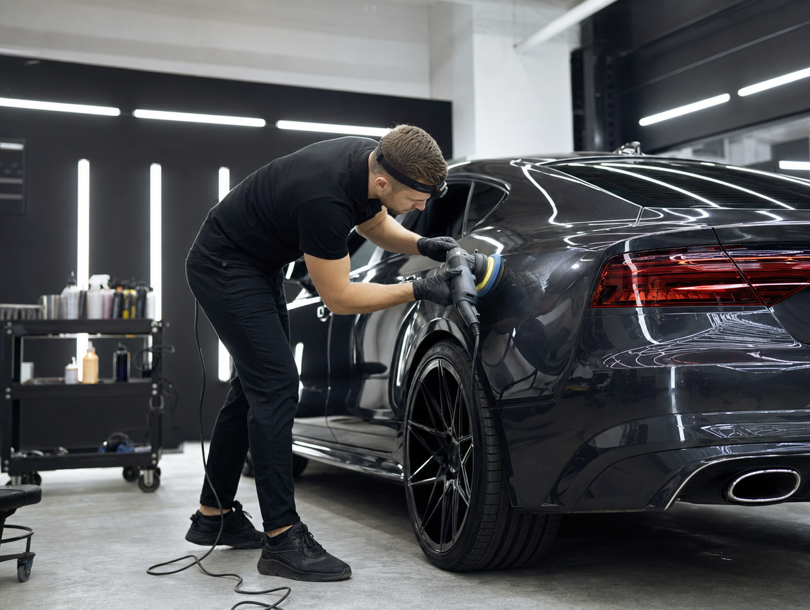 Technician handing over the keys to a happy customer at Smart Spray Bodywork
