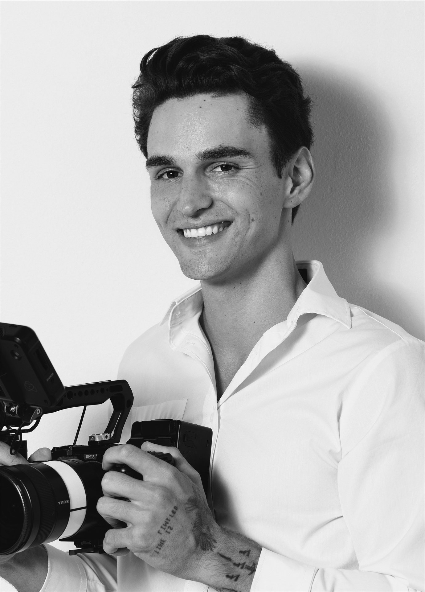 Trevor behind the camera