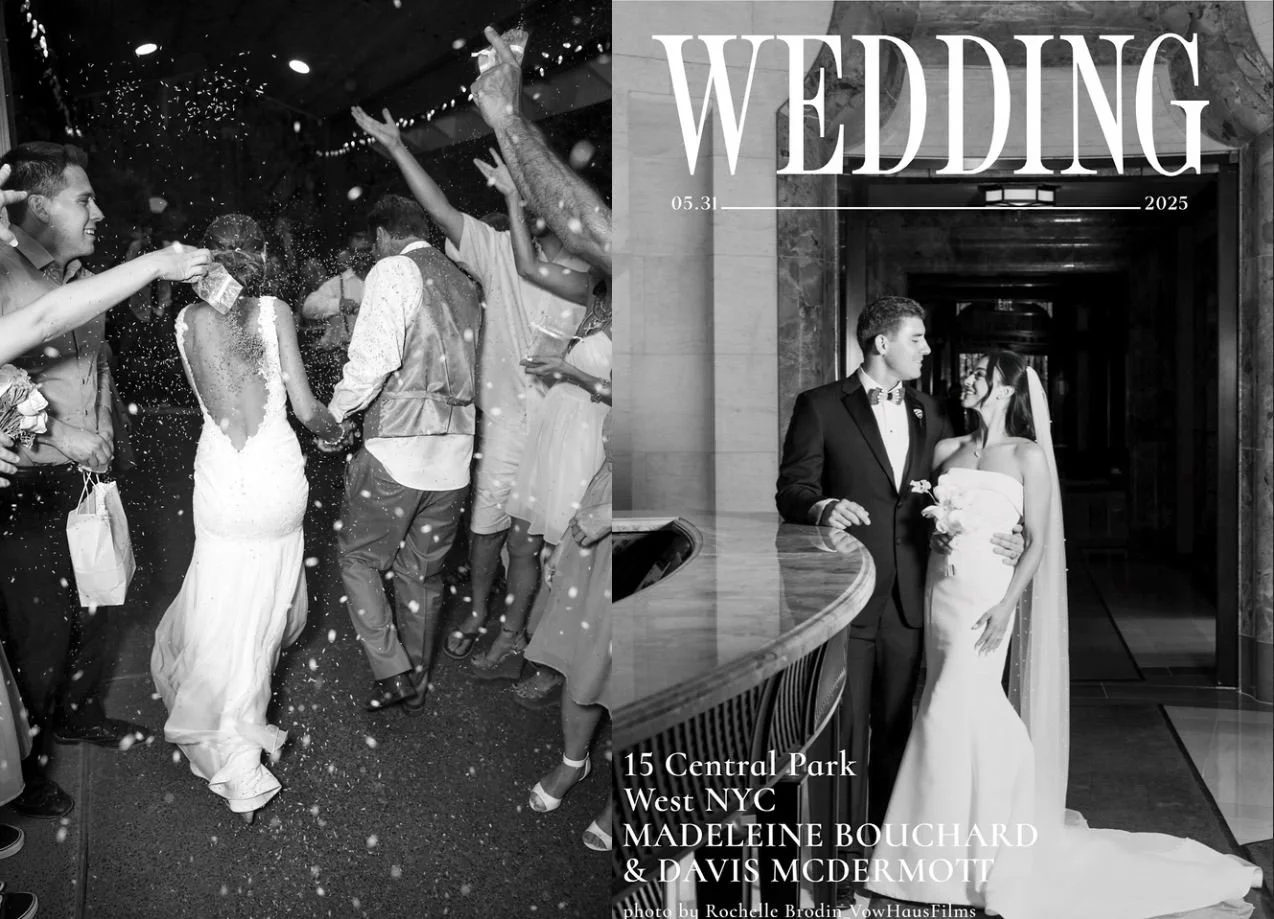 15 Central Park West NYC wedding, Madeleine and Davis