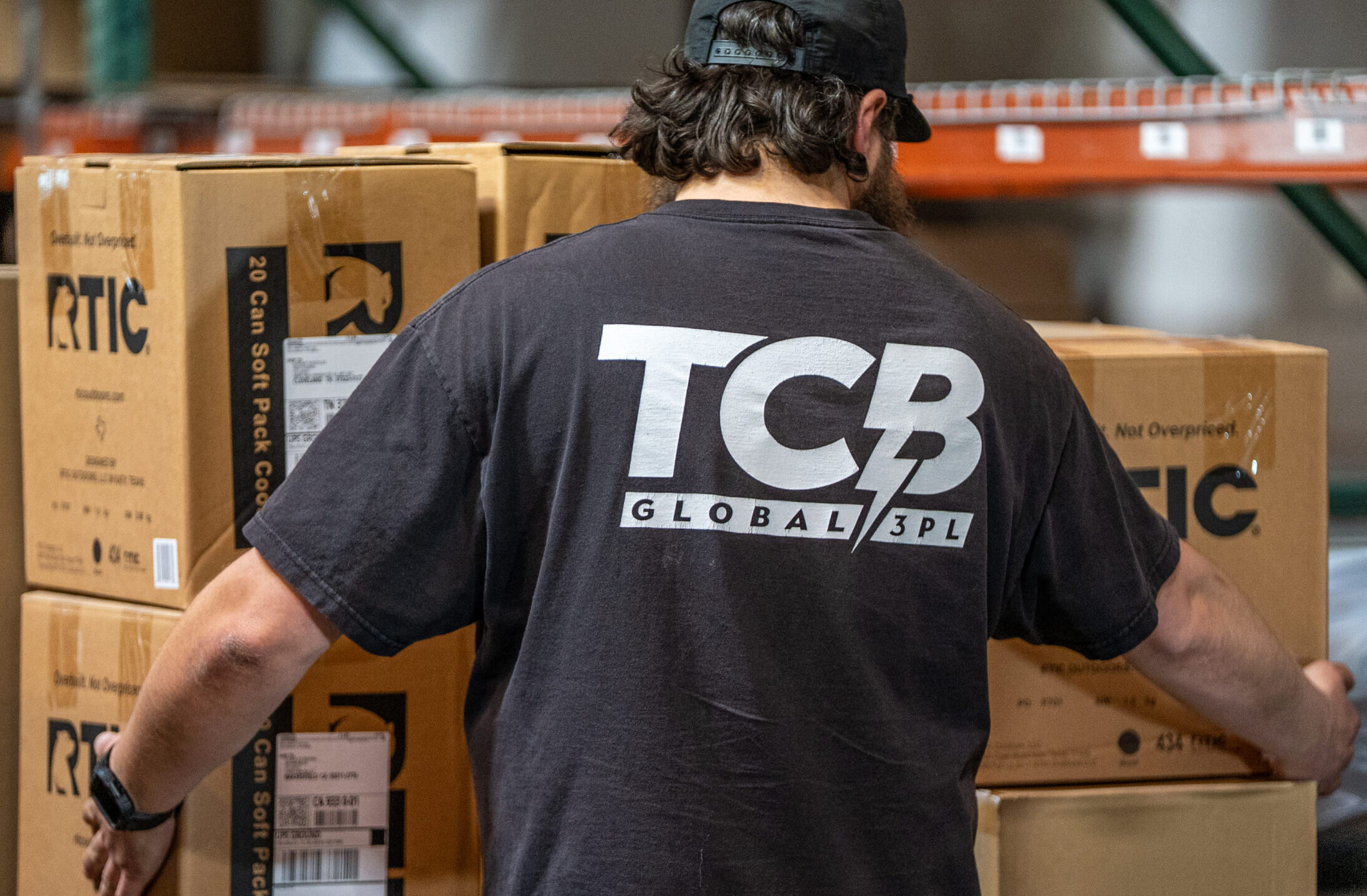 RTIC cooler products prepared for direct-to-consumer fulfillment