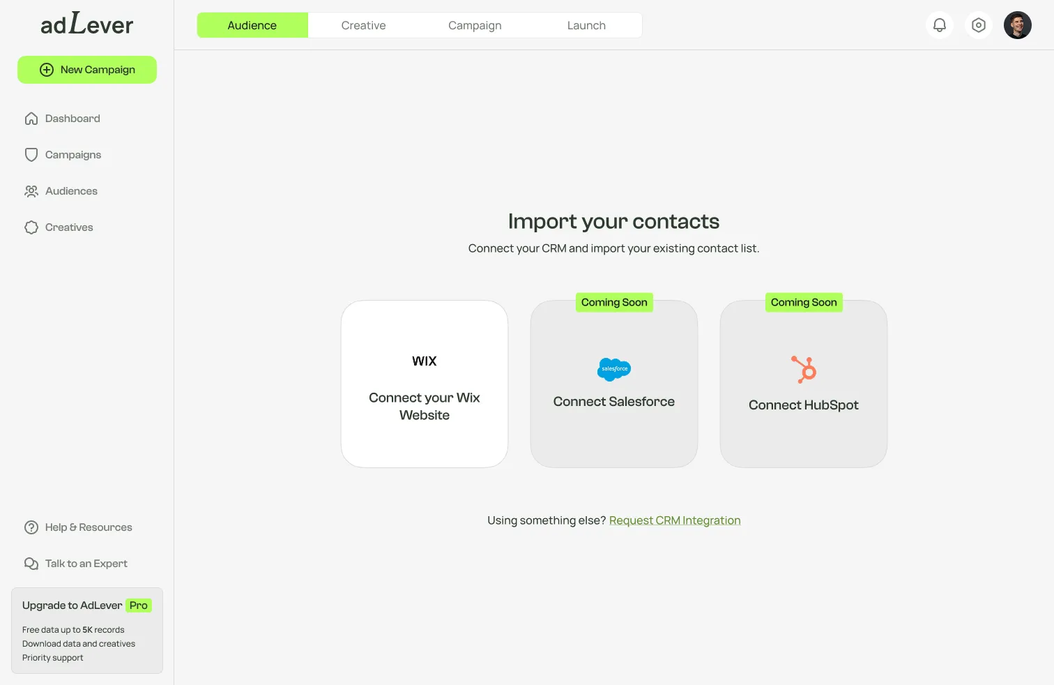 Connect your audience in AdLever