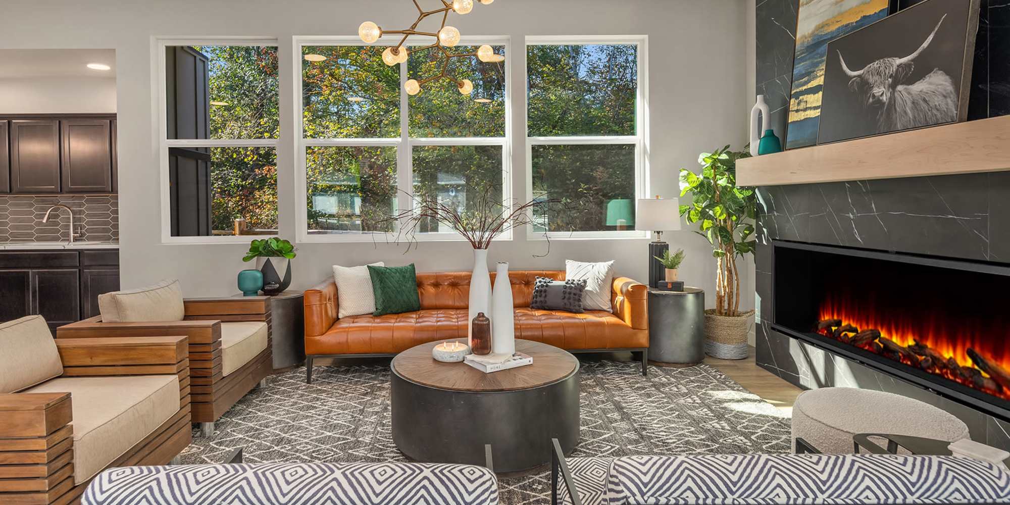 Clubhouse lounge
