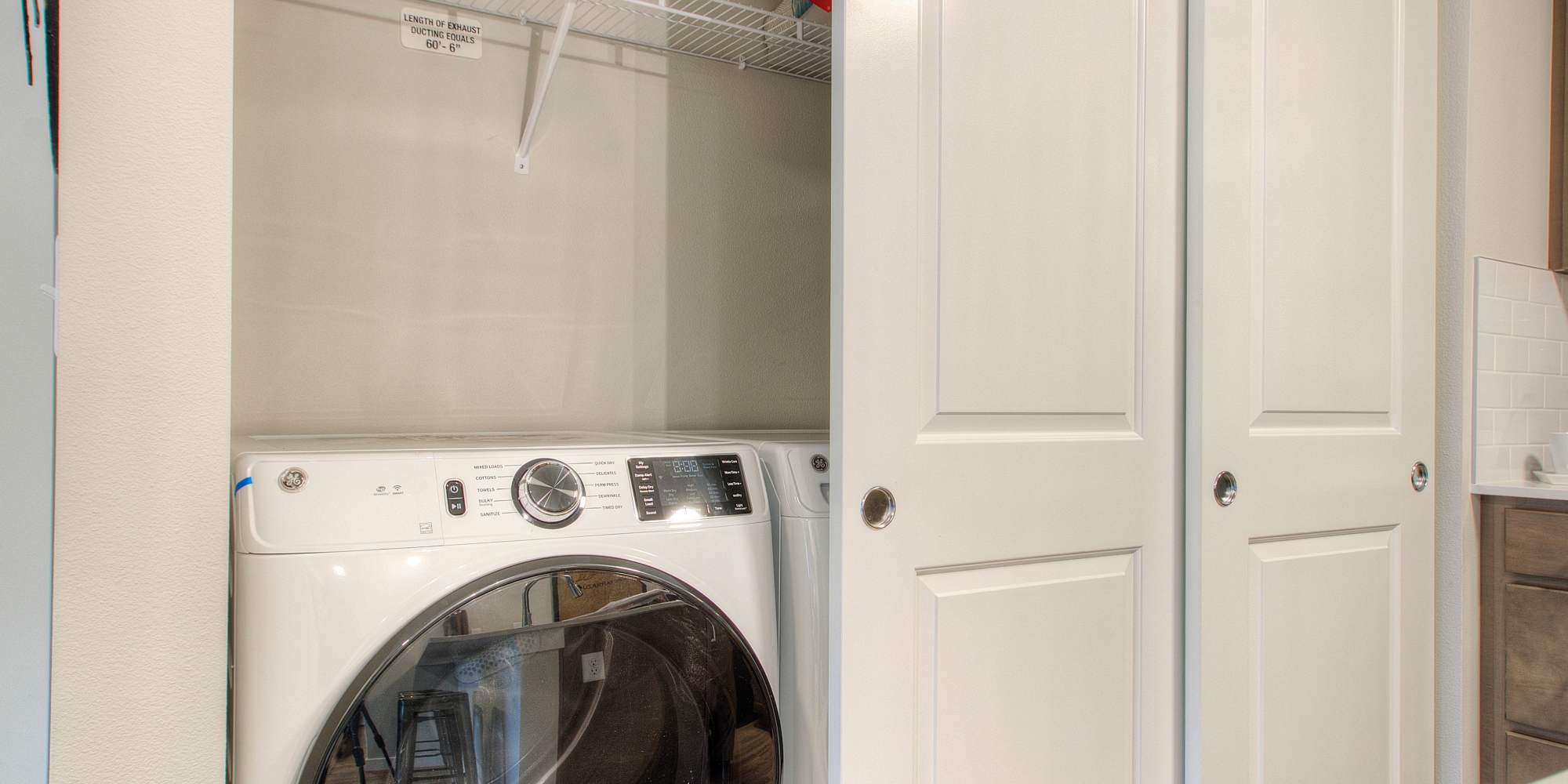 Laundry closet