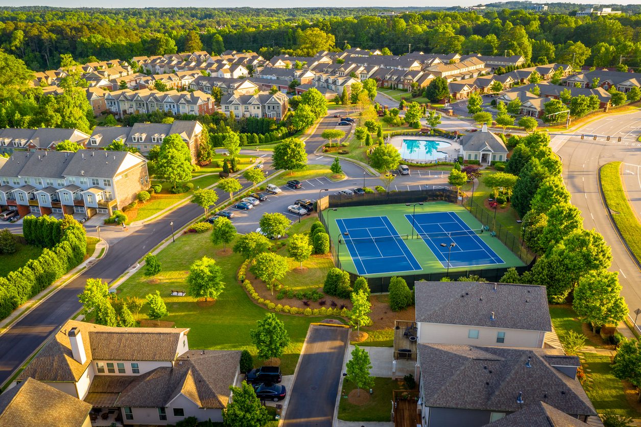 HOA townhome community