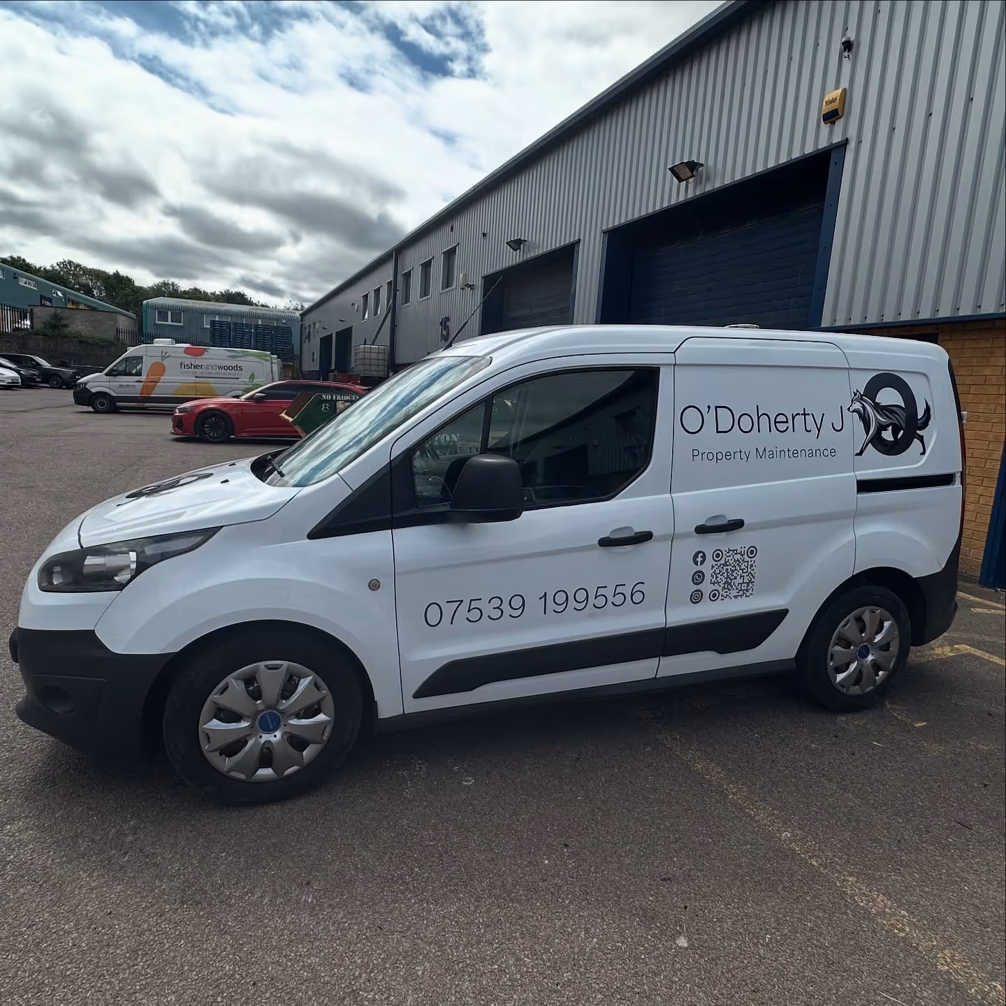 O’Doherty J Property Maintenance van