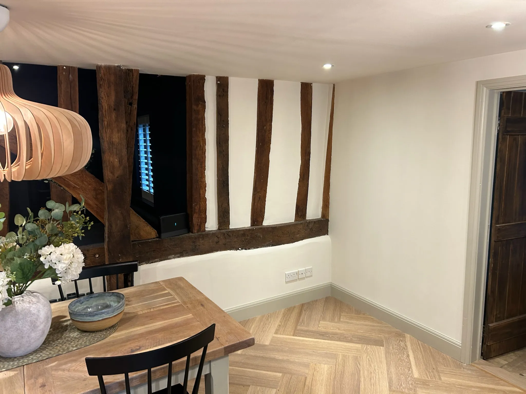 Newly renovated property with flooring installed