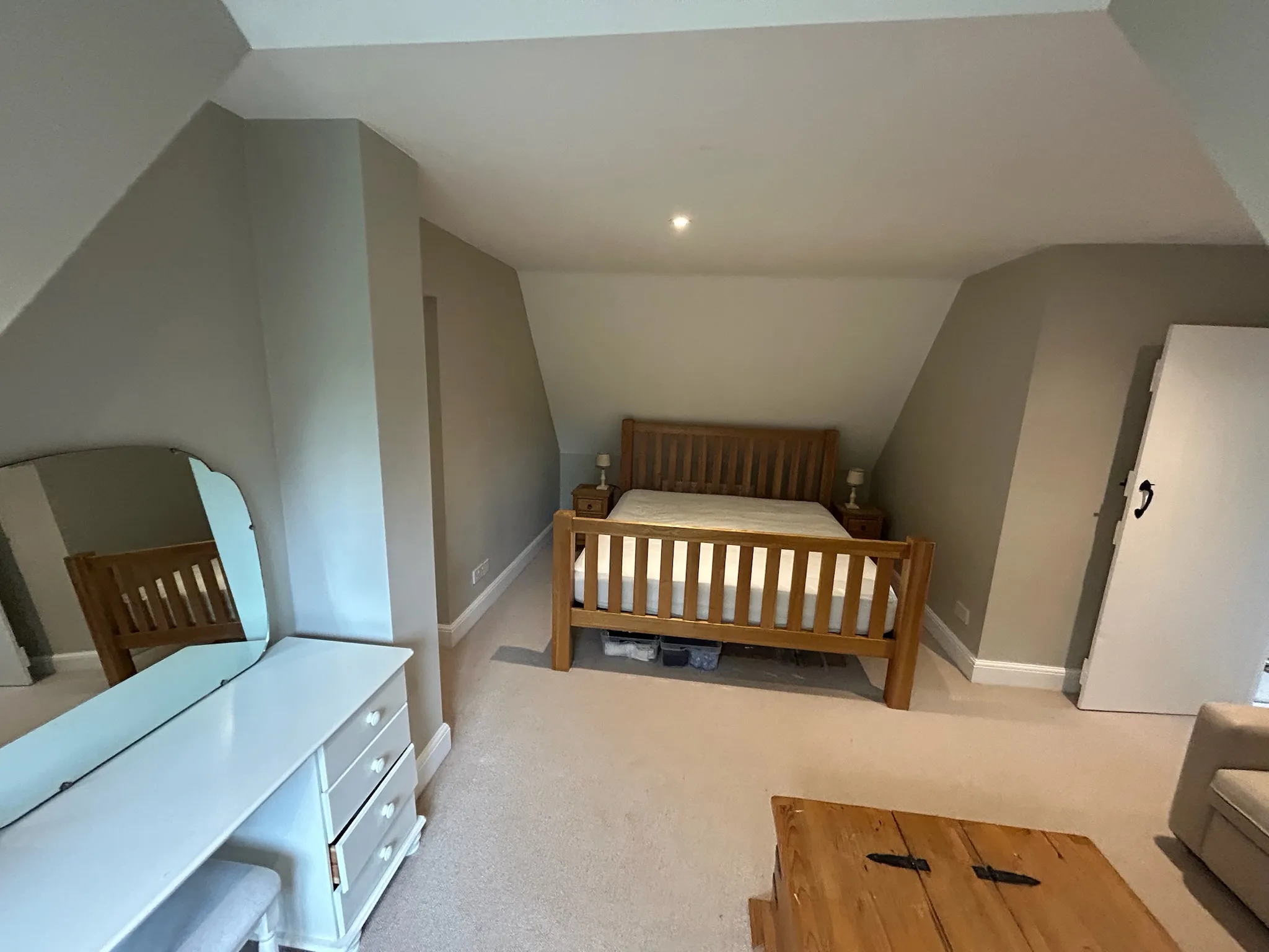 Decorated bedroom