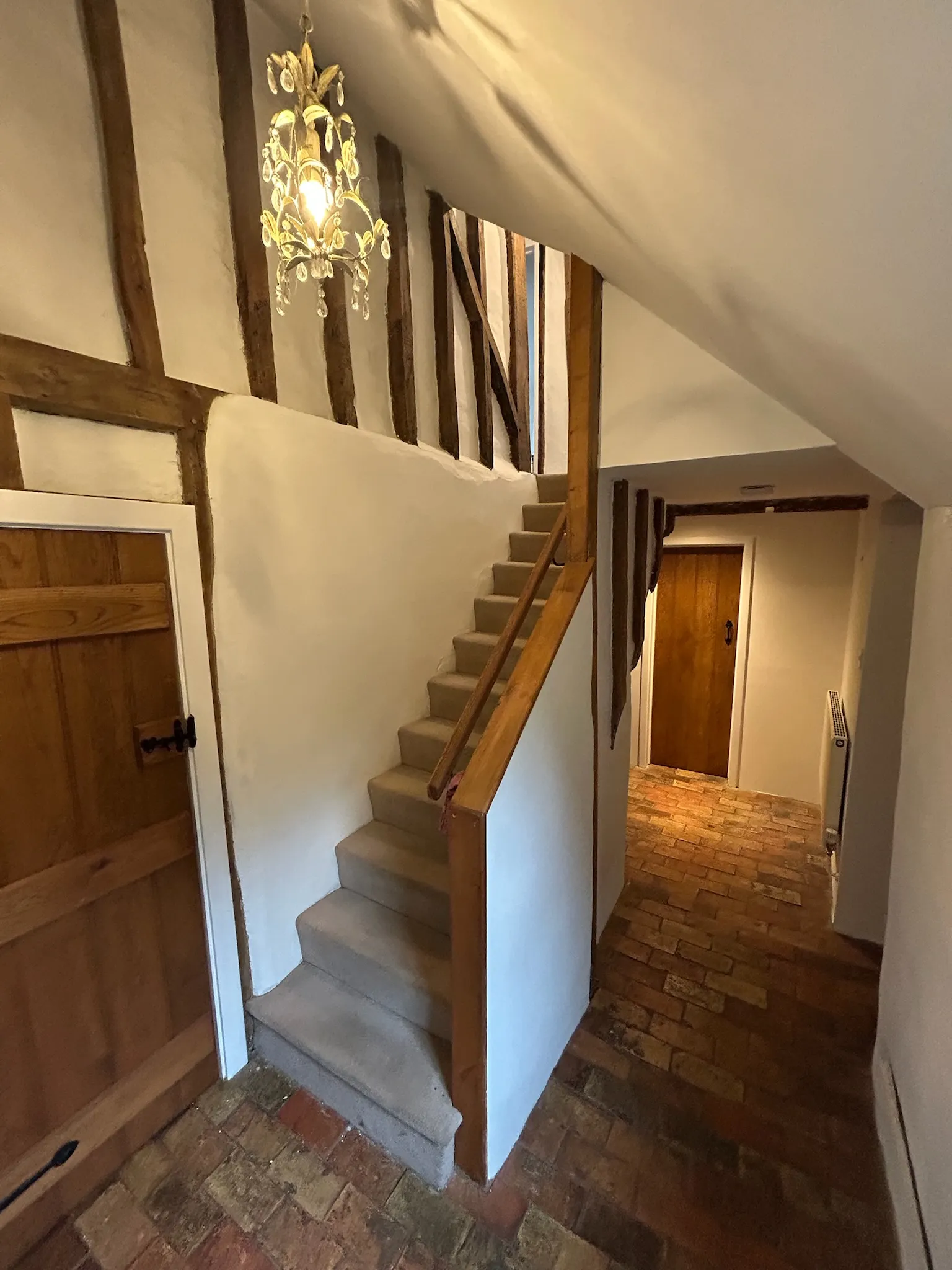 Decorated period property staircase