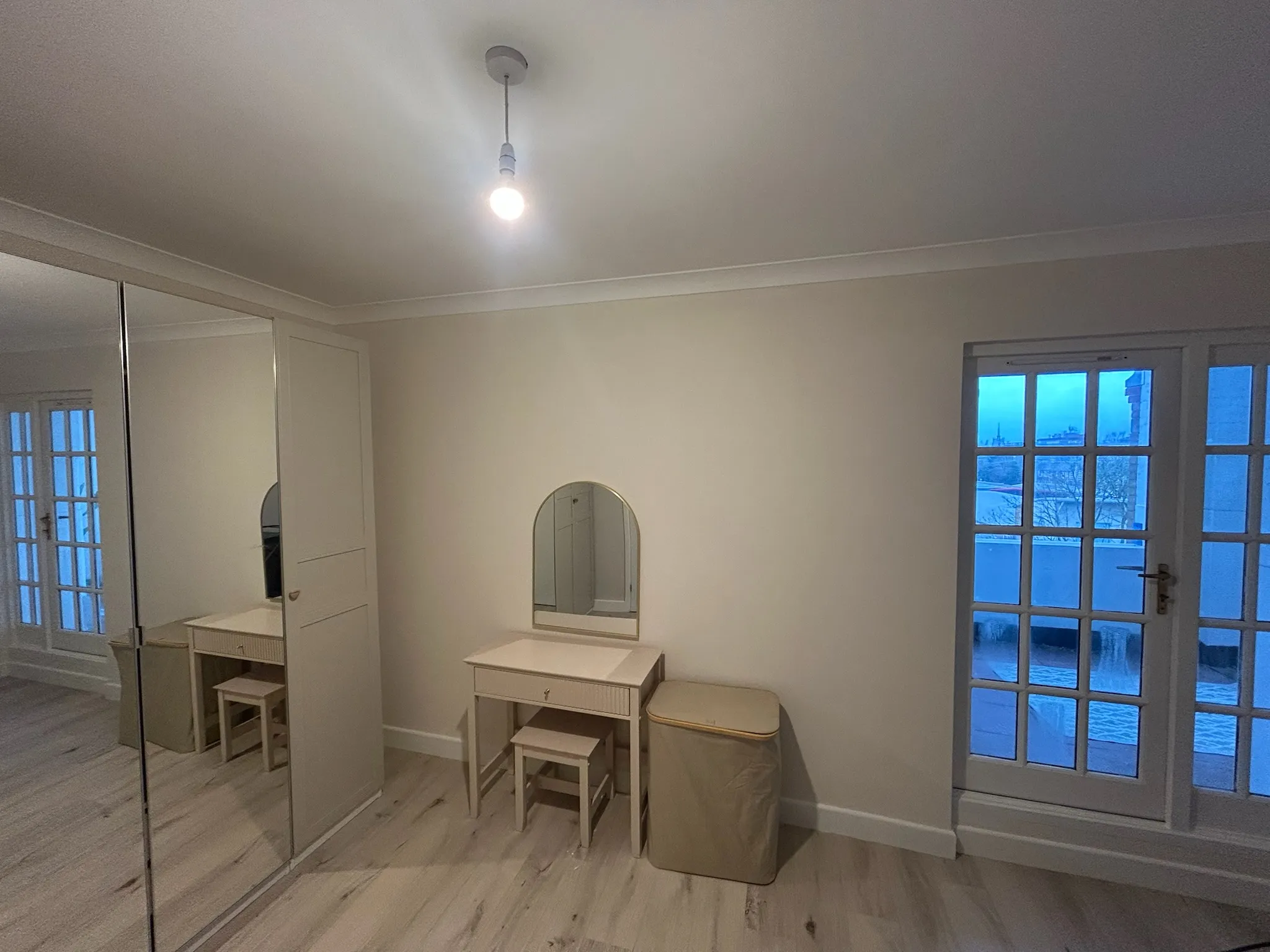 Decorated room