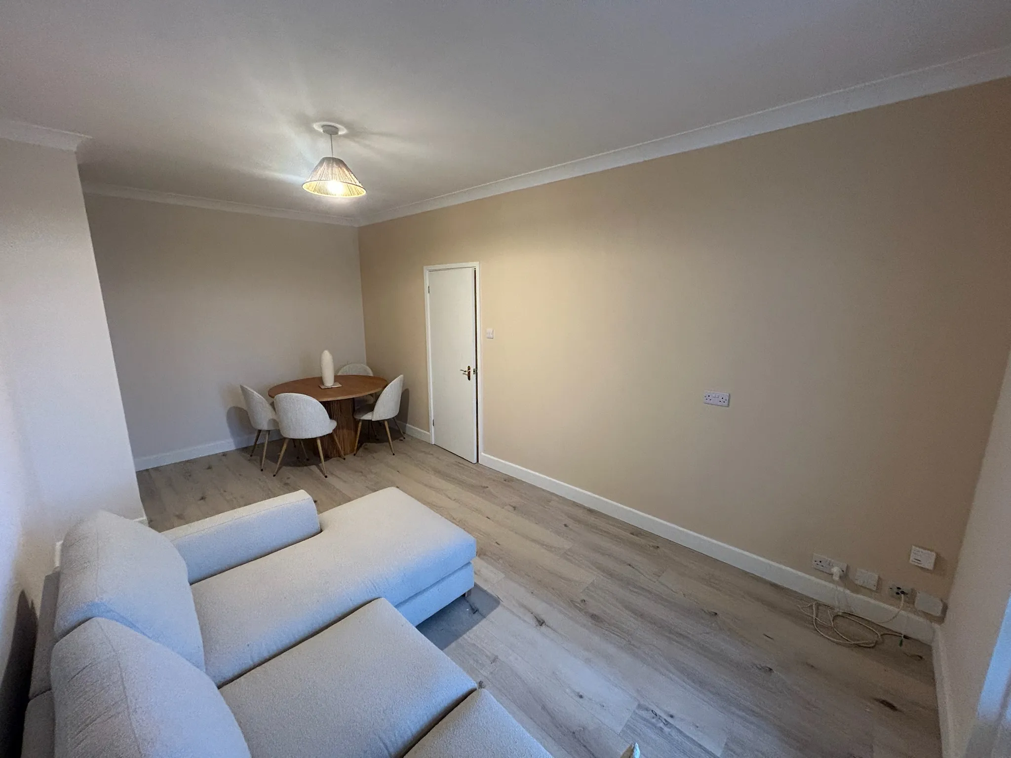 Decorated living room