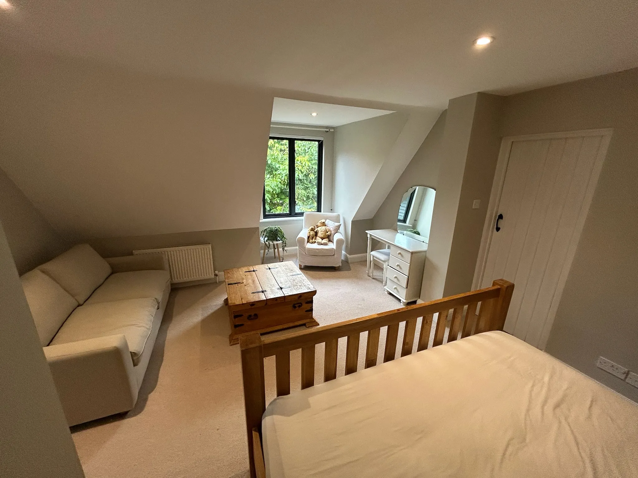 Bedroom that has been decorated
