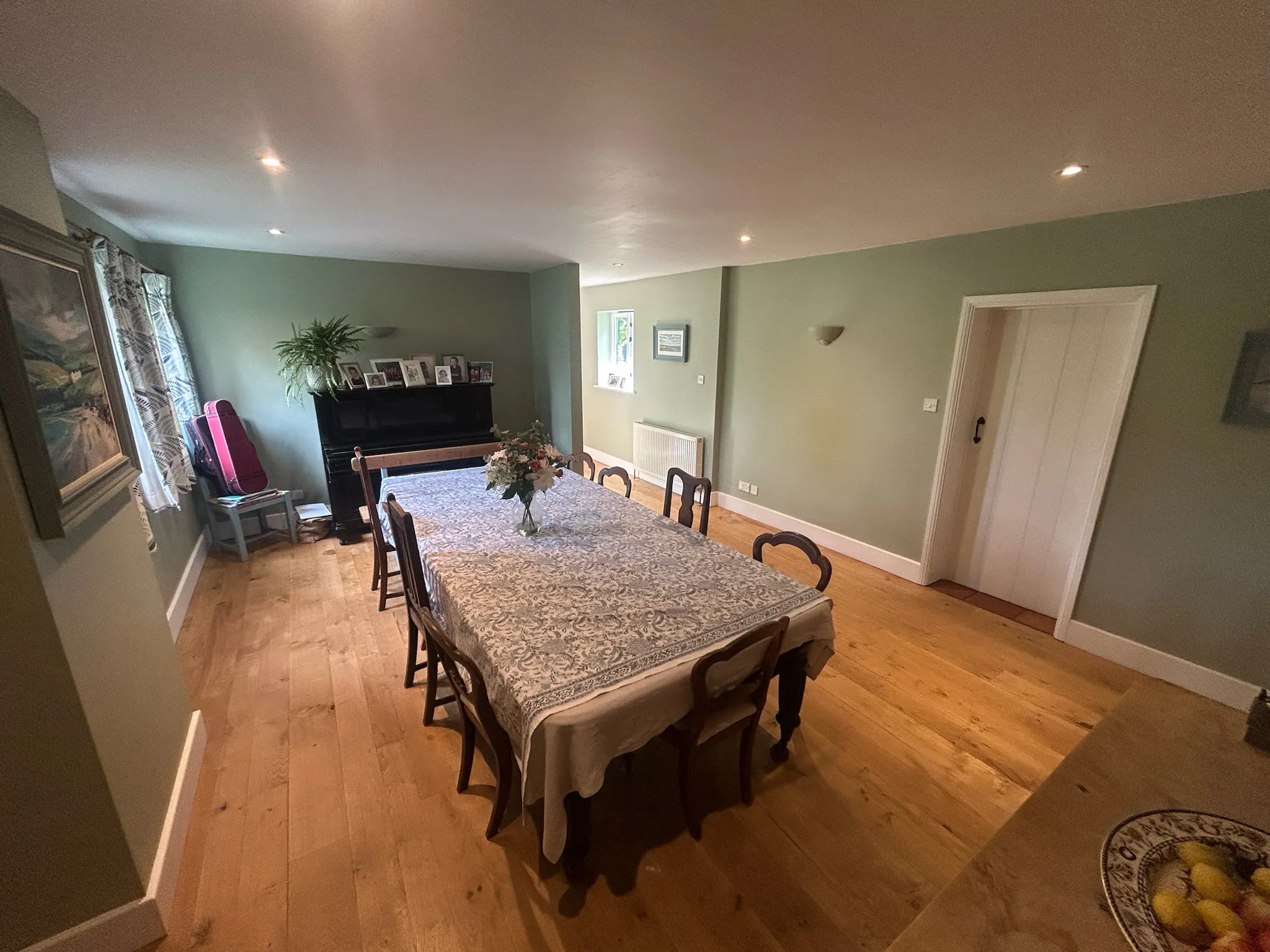 Decorated kitchen room