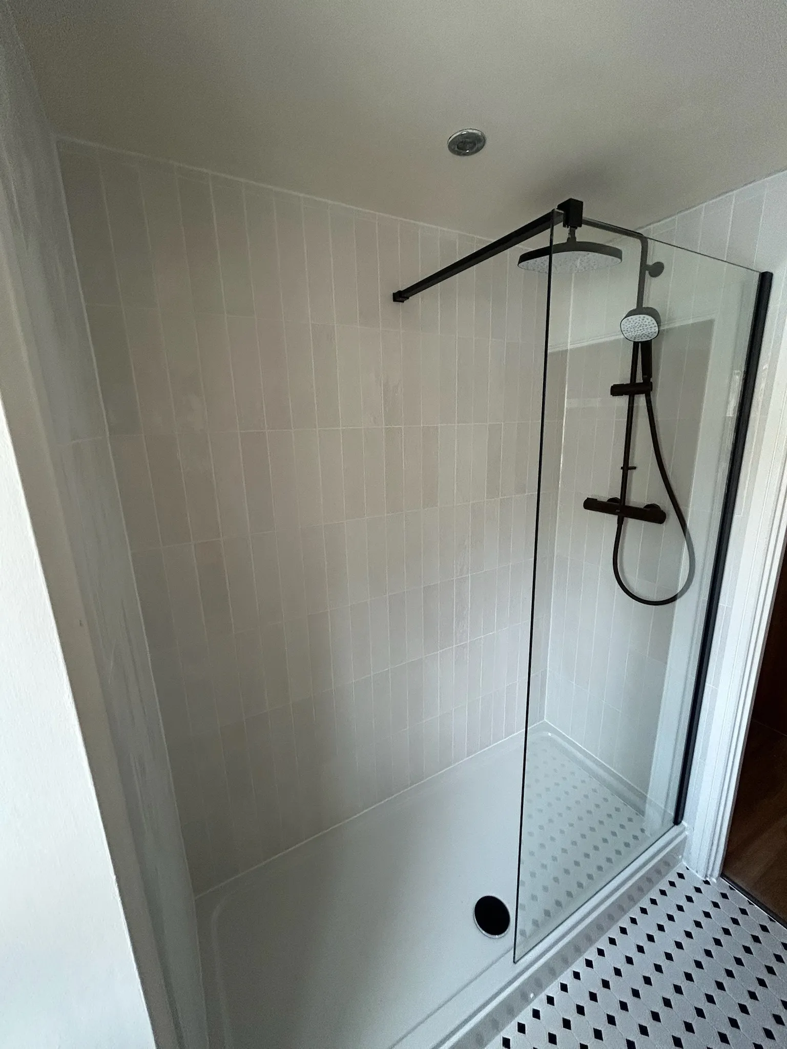 New shower