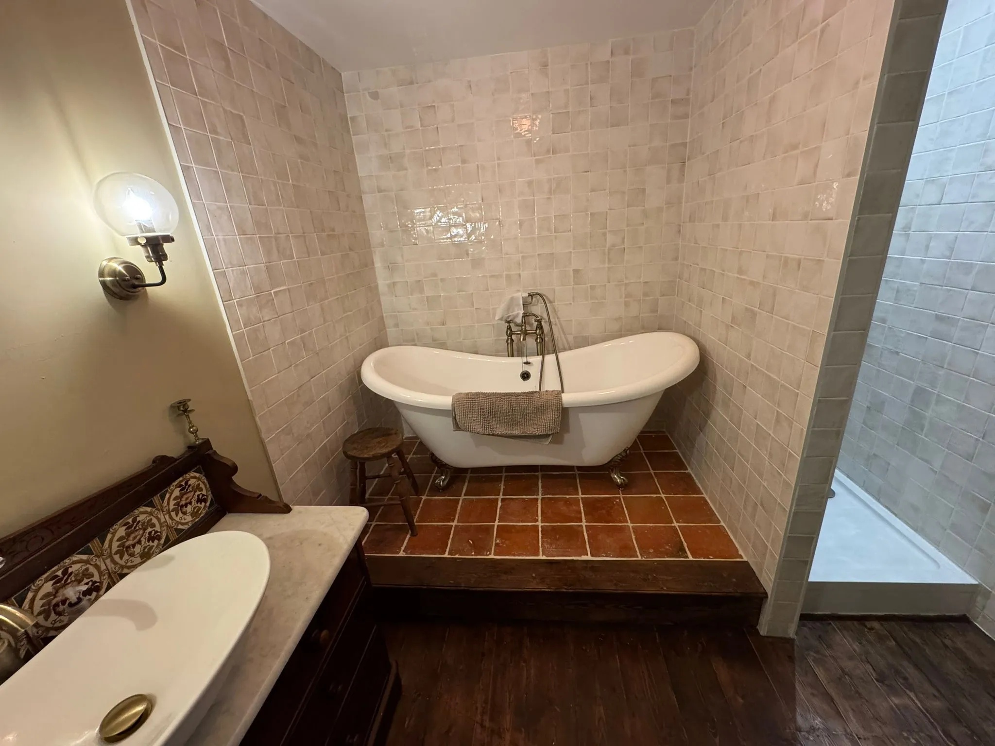 Tiled bathroom