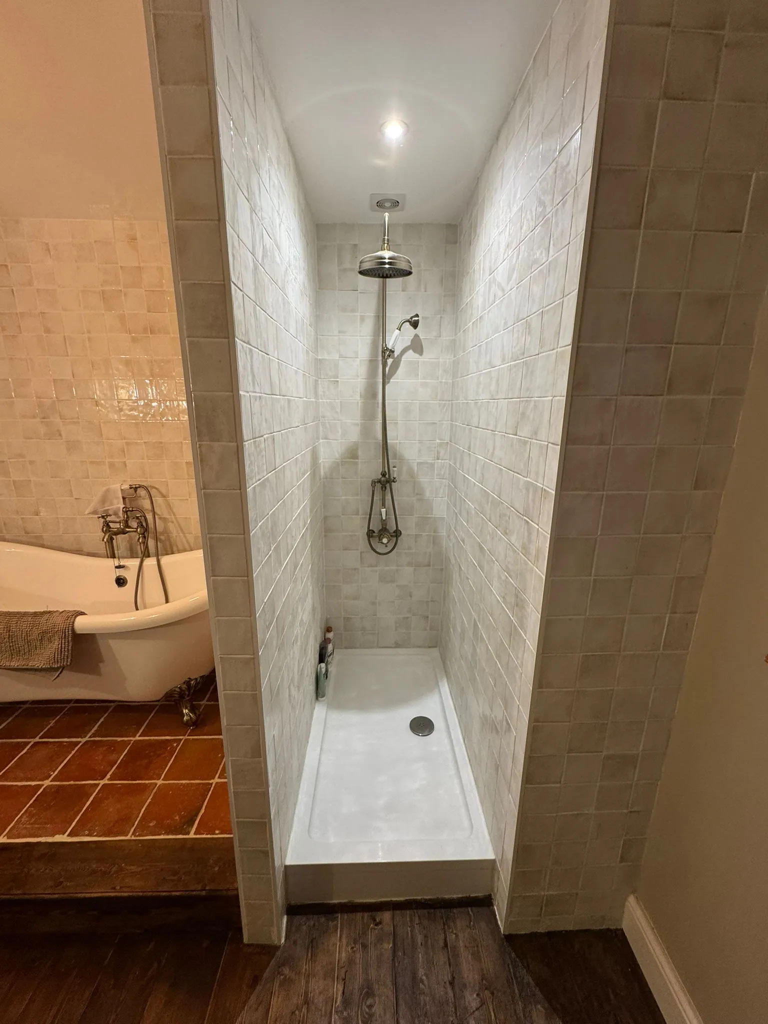 New shower installation