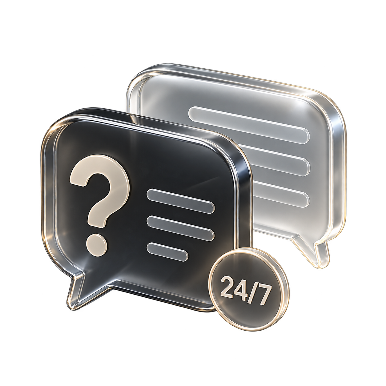 Social Media 3D Graphic