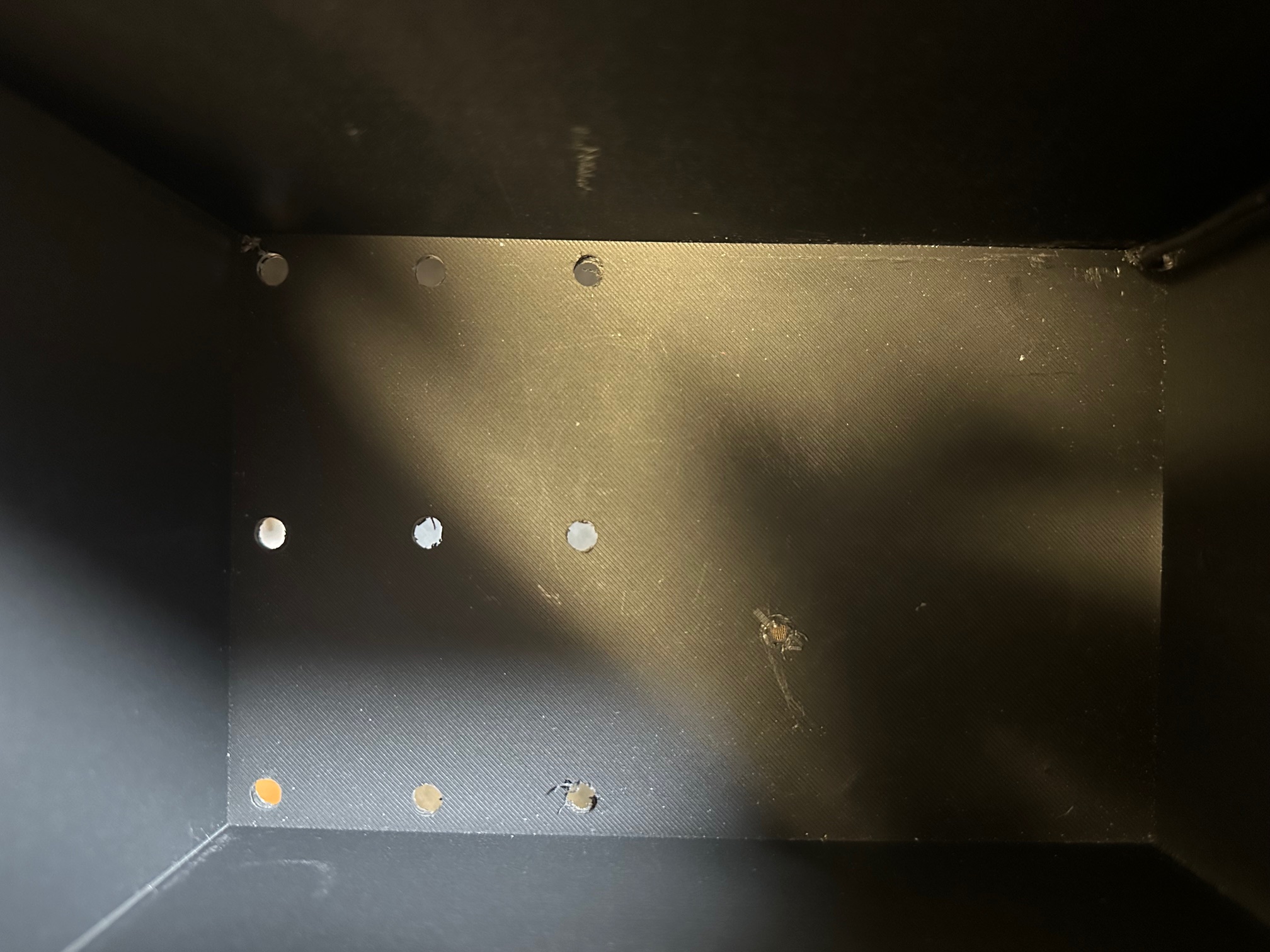 Air holes drilled into the Lift Locker shell