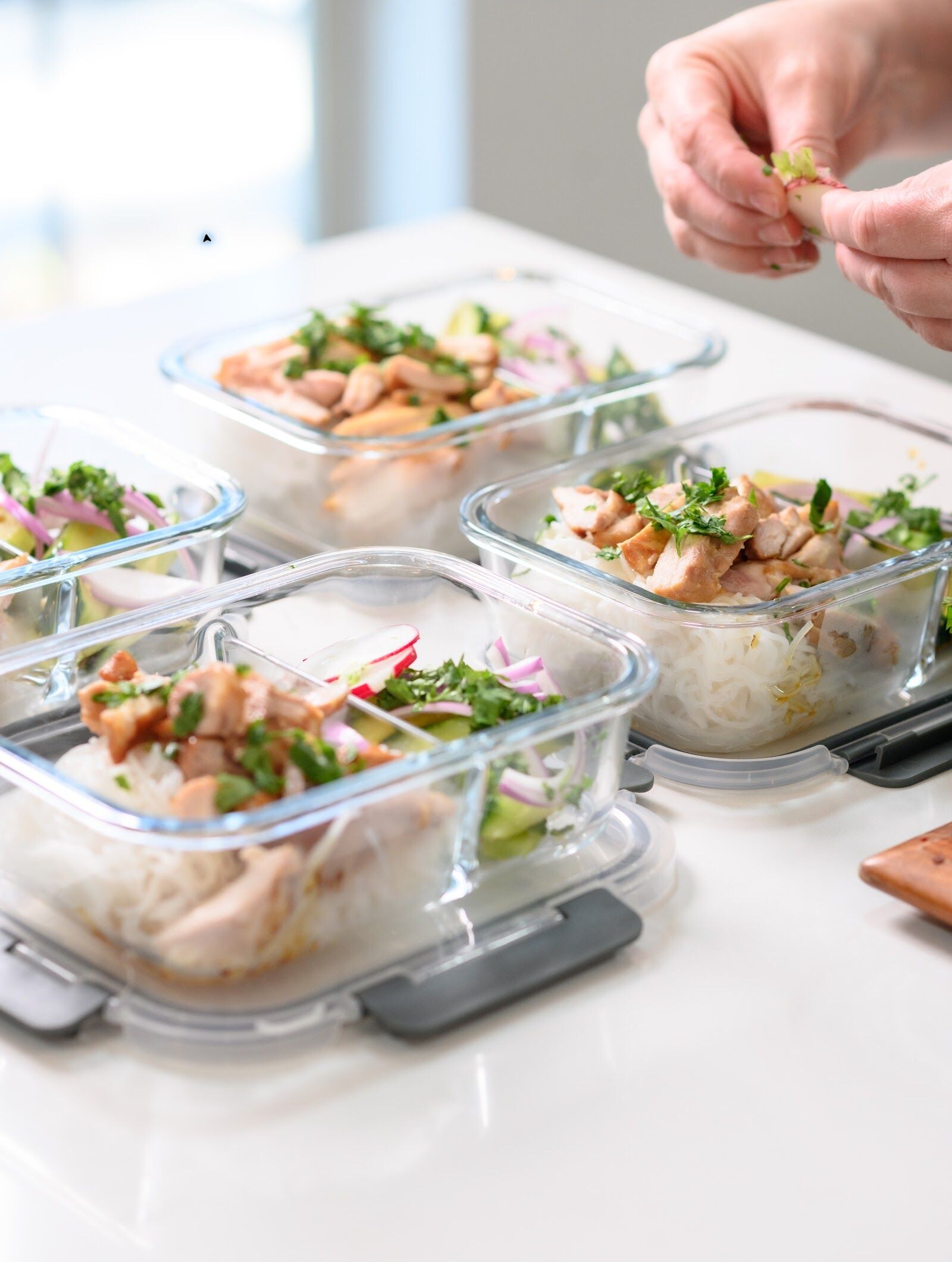 A Perfect Fit culinary team in a residential kitchen