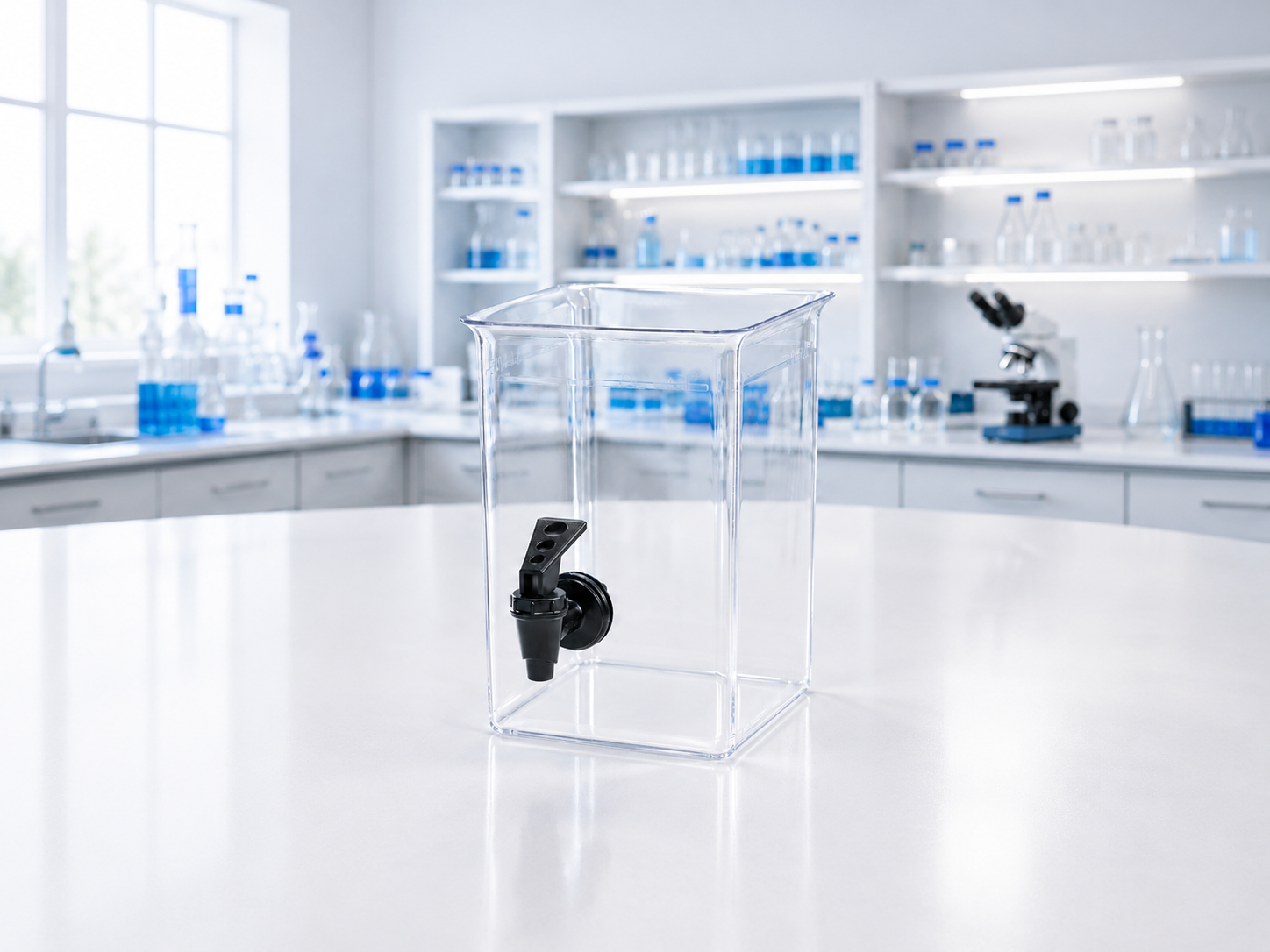 2L Platypus Jar Tester jar with sample tap