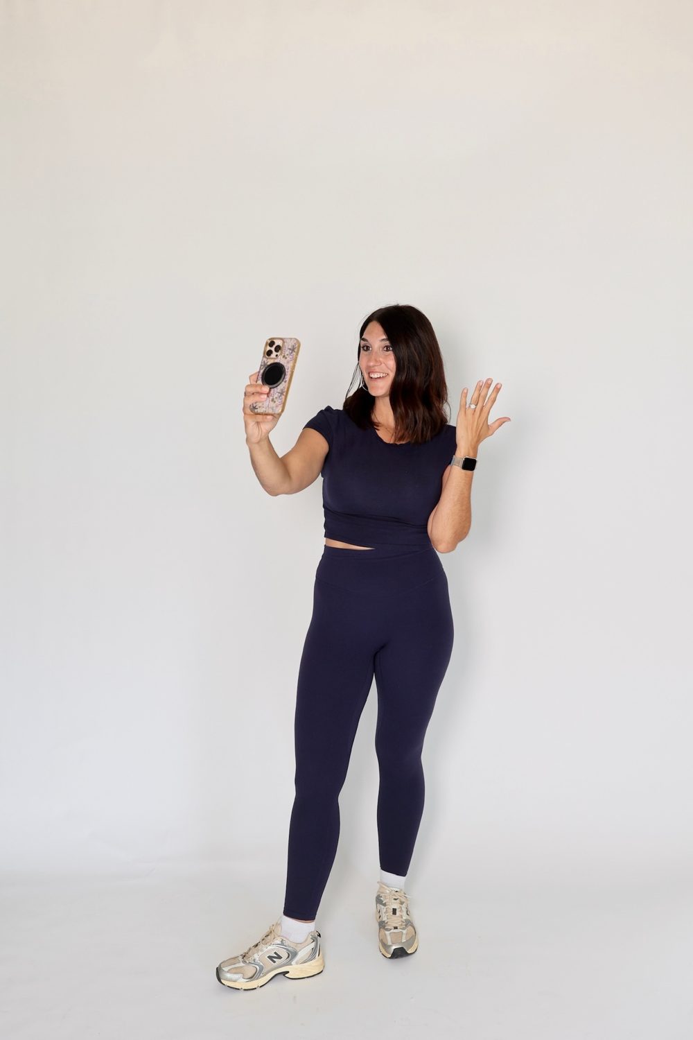 Filming a self shot reel in the studio