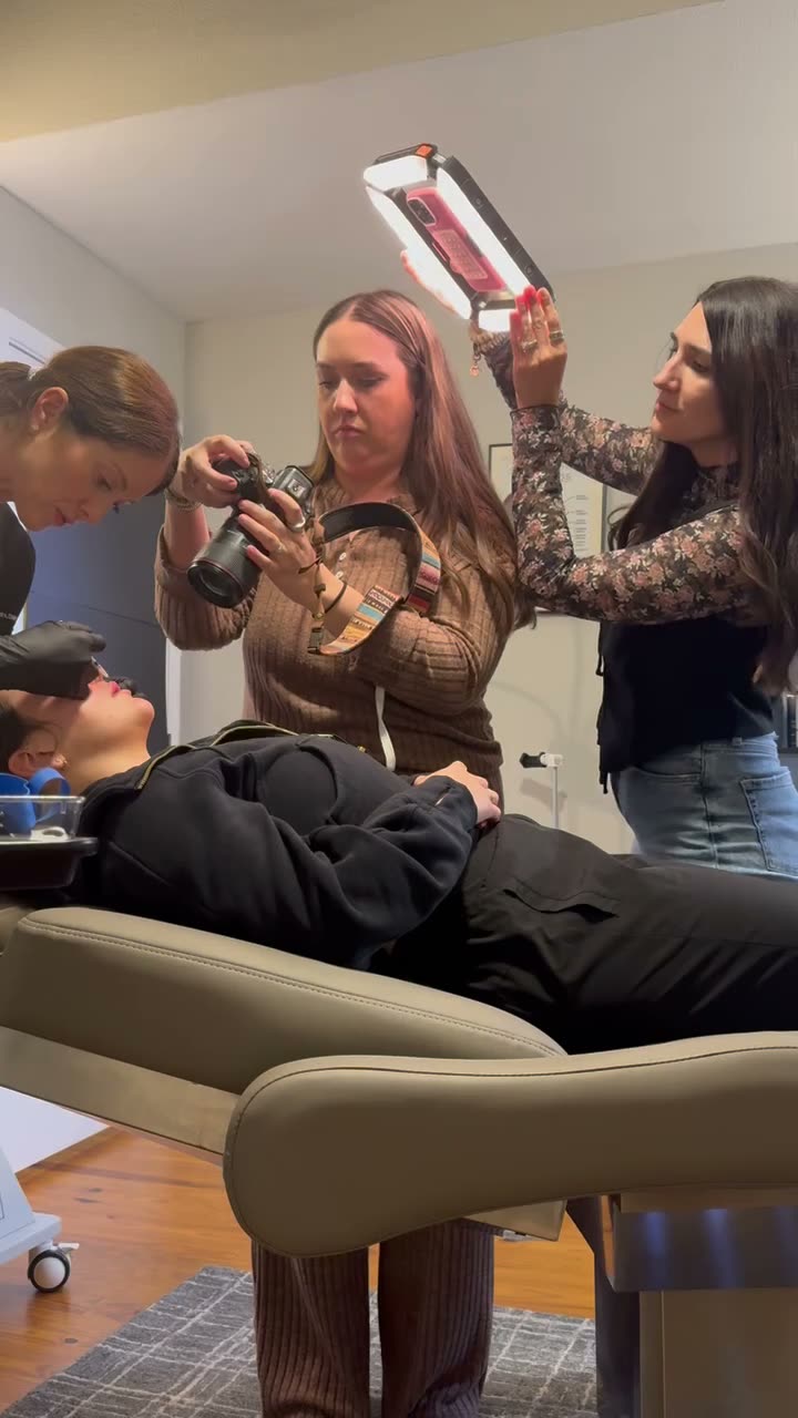 Client on the treatment table