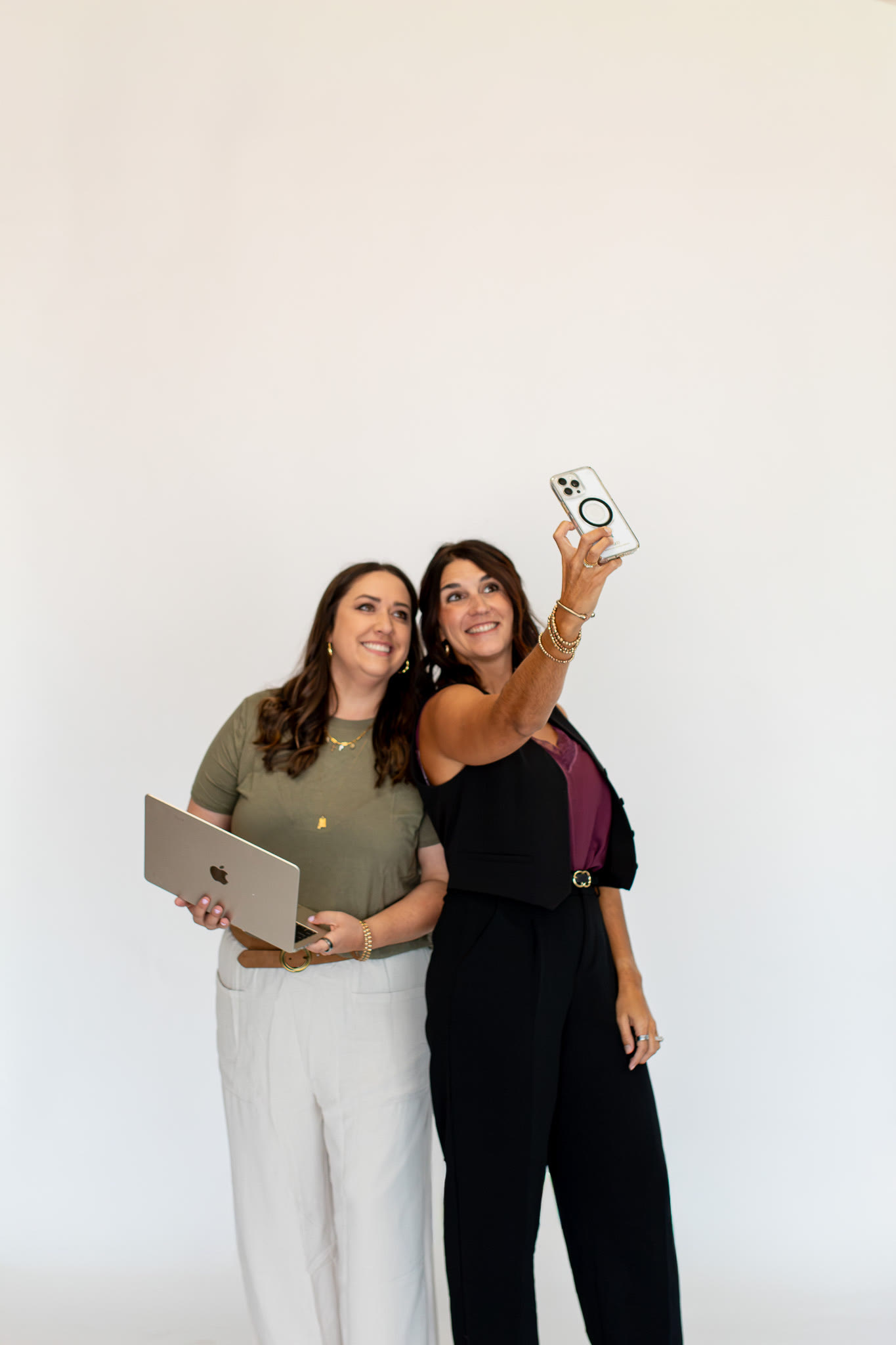 A Flourish founder on the studio sage backdrop