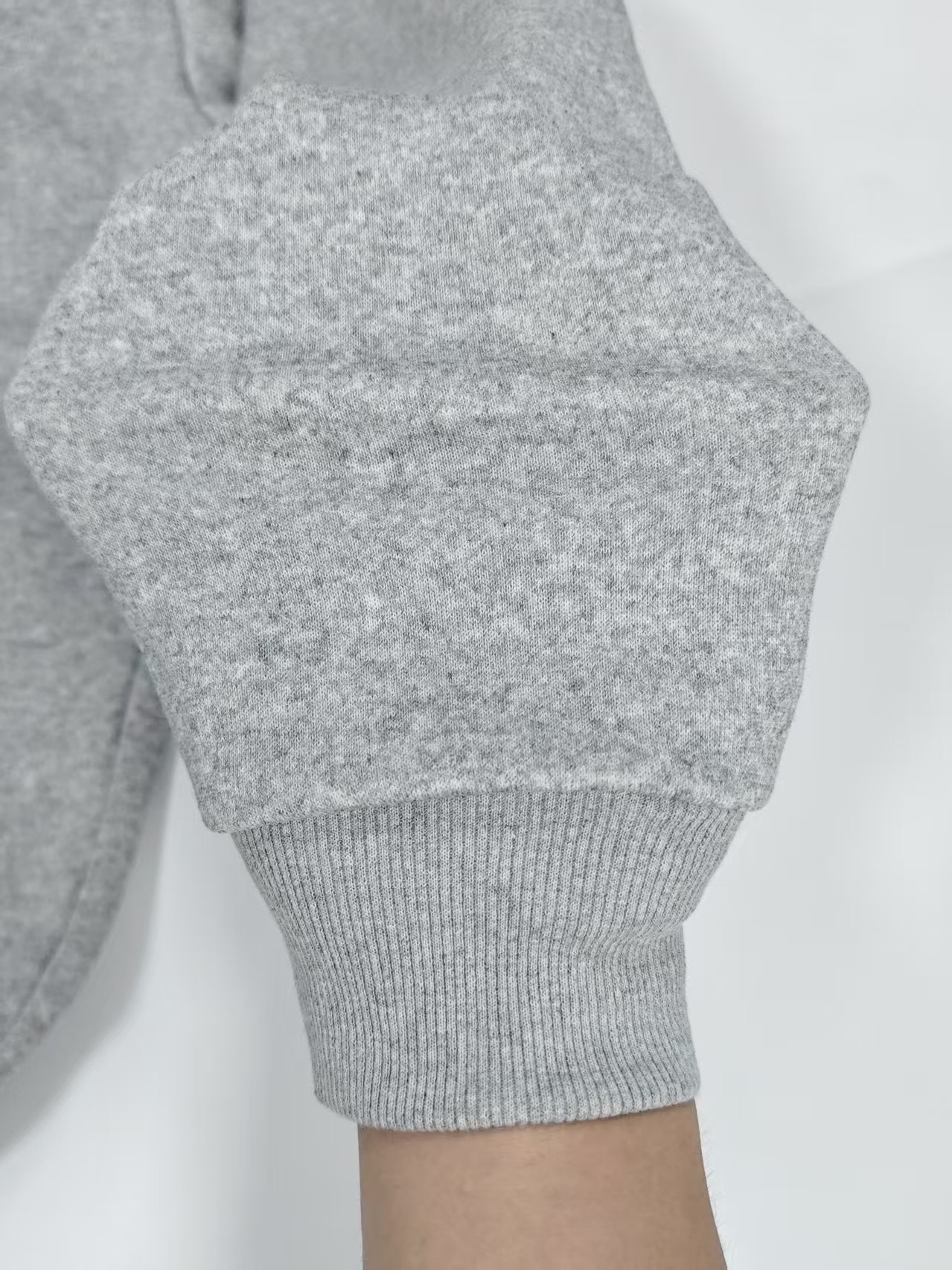 mens-fleece-crewneck-sweatshirt-tf8808-ribbed-cuff-detail.jpg