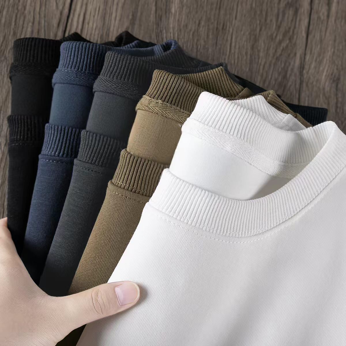 mens-fleece-crewneck-sweatshirt-tf8808-fabric-color-stack.jpg