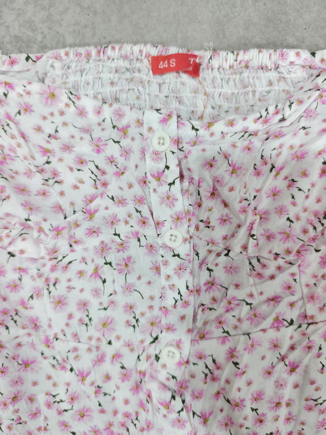 Back view and fit detail of Pink Ladies' Viscose Dress (Style No. TF9142)