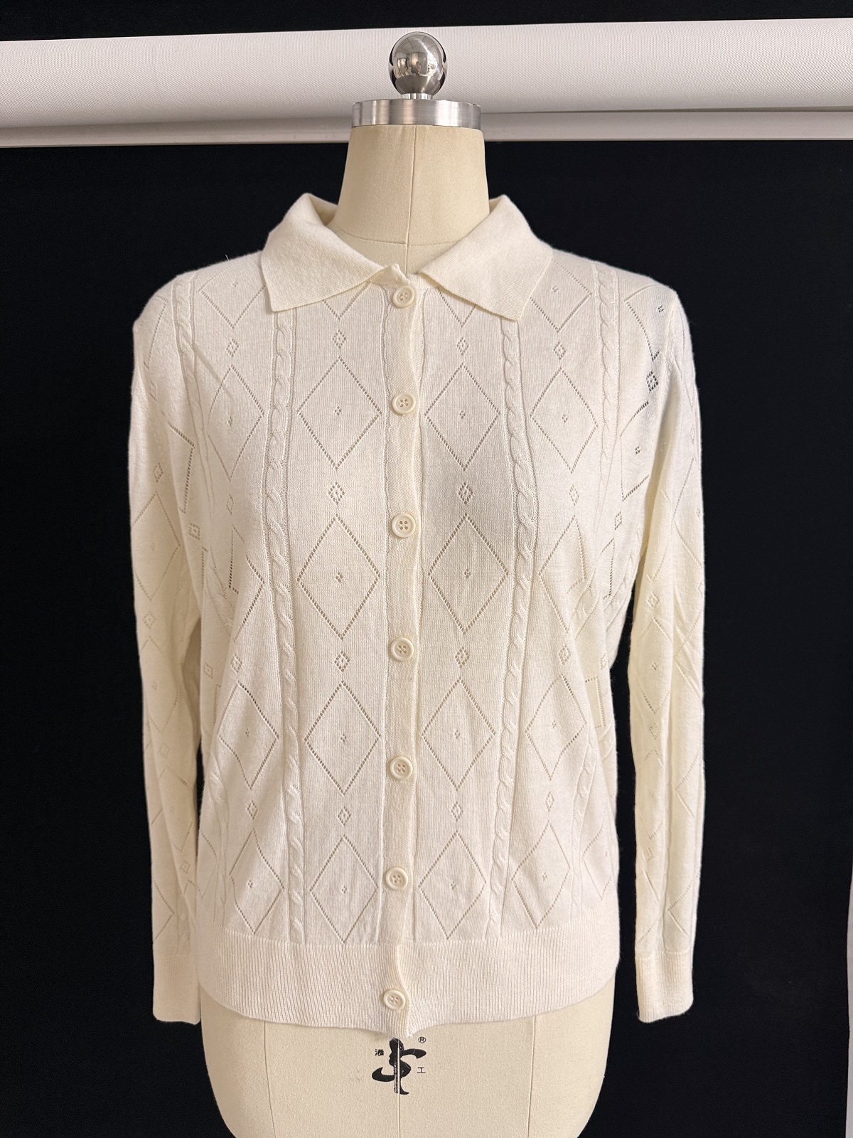 Ladies' knit cardigan sweater - Style TF8880